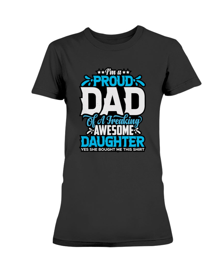 Proud Of Dad Of An Awesome Daughter Milwaukee Brewers T Shirts – Best Funny  Store